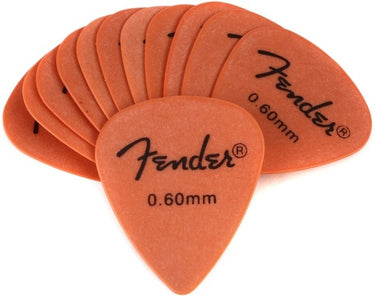 Púa Fender Rock-On Thin/Médium .60mm (12pzas) 0987351750